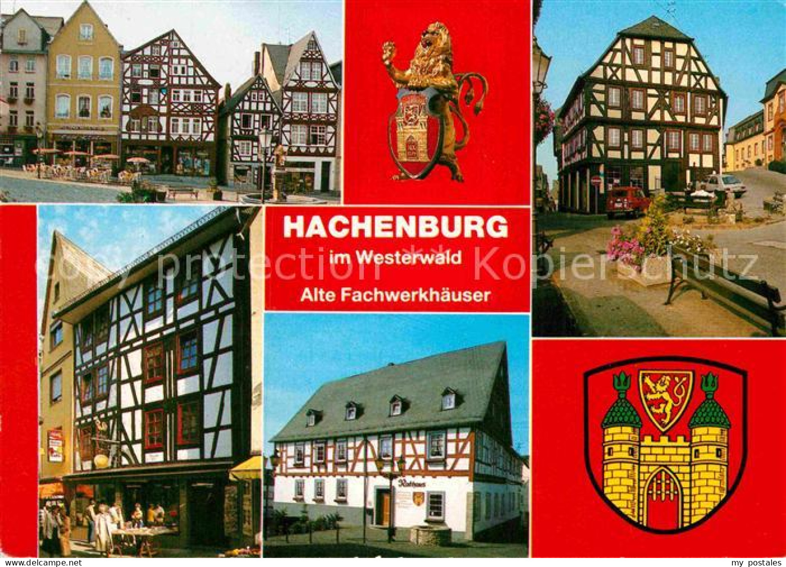 Hachenburg Westerwald Alte Fachwerkhaeuser