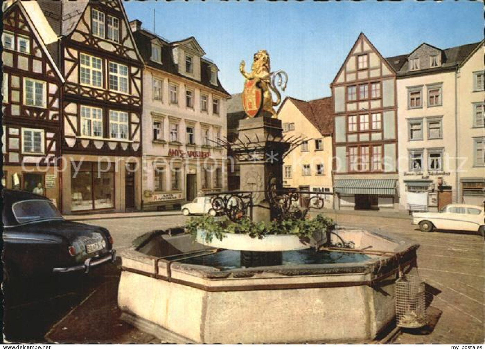 Hachenburg Westerwald Alter Markt Springbrunnen