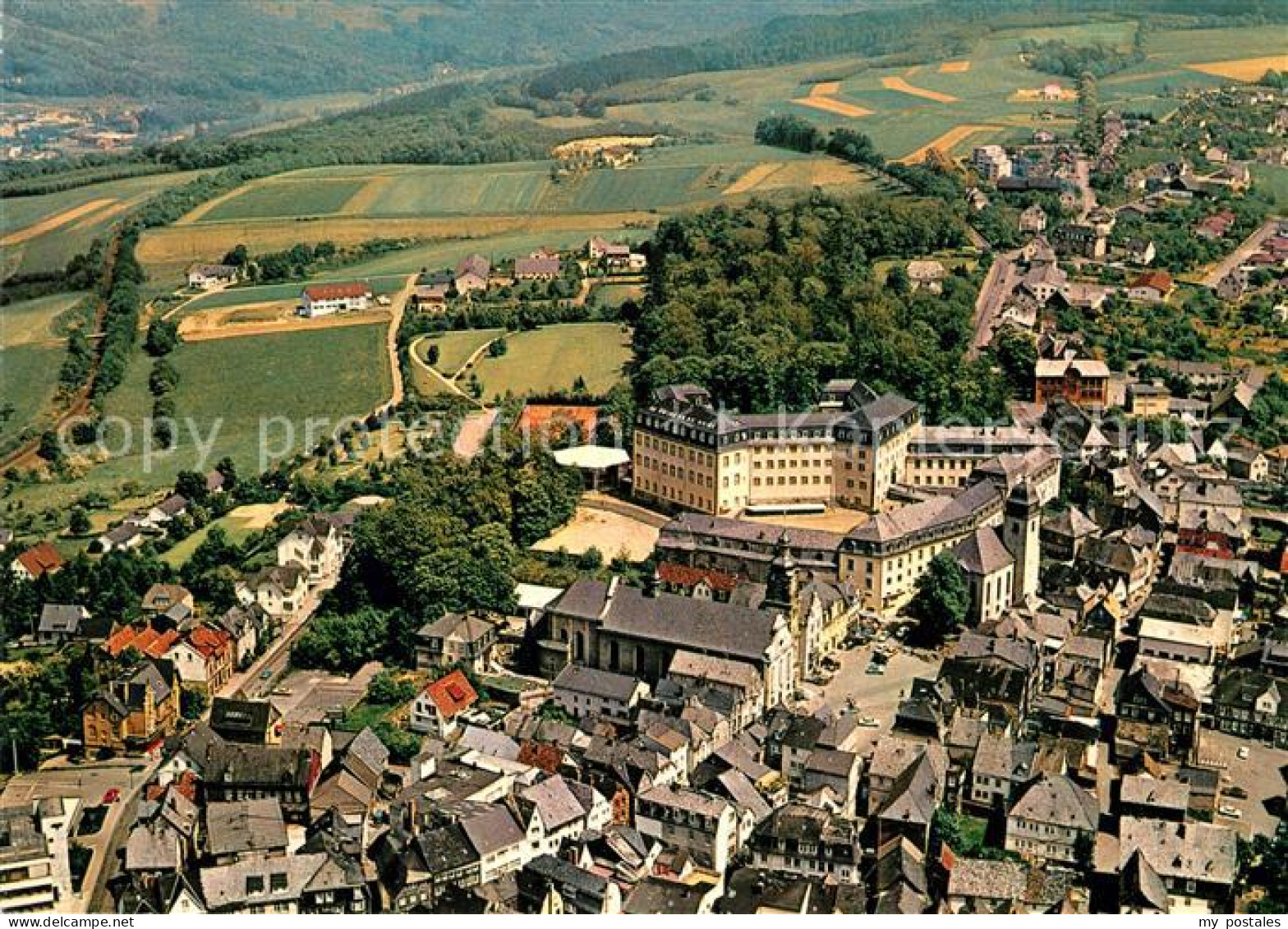 Hachenburg Westerwald Fliegeraufnahme