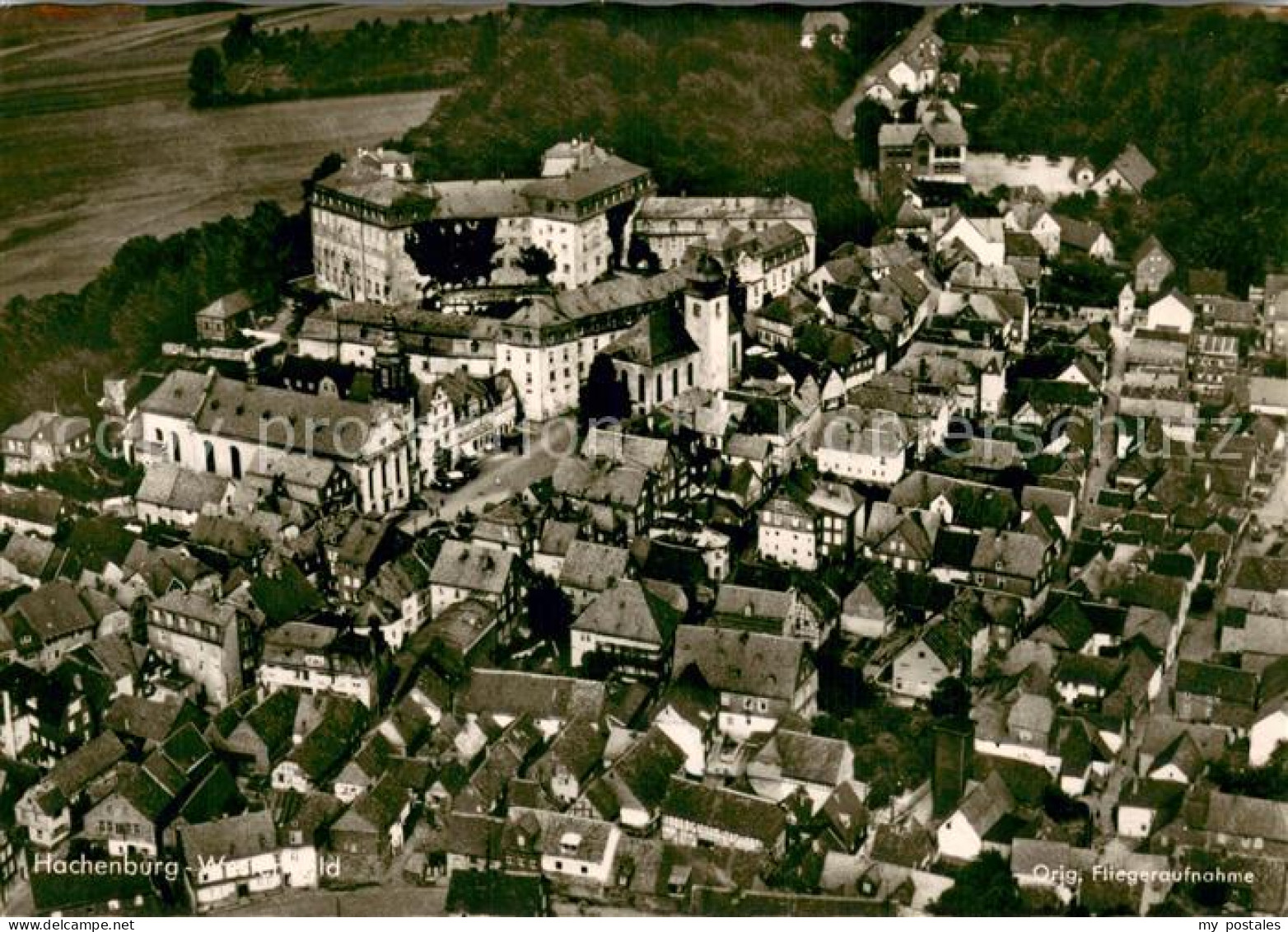 Hachenburg Westerwald Fliegeraufnahme