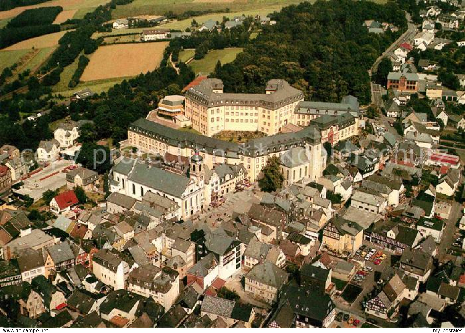 Hachenburg Westerwald Fliegeraufnahme