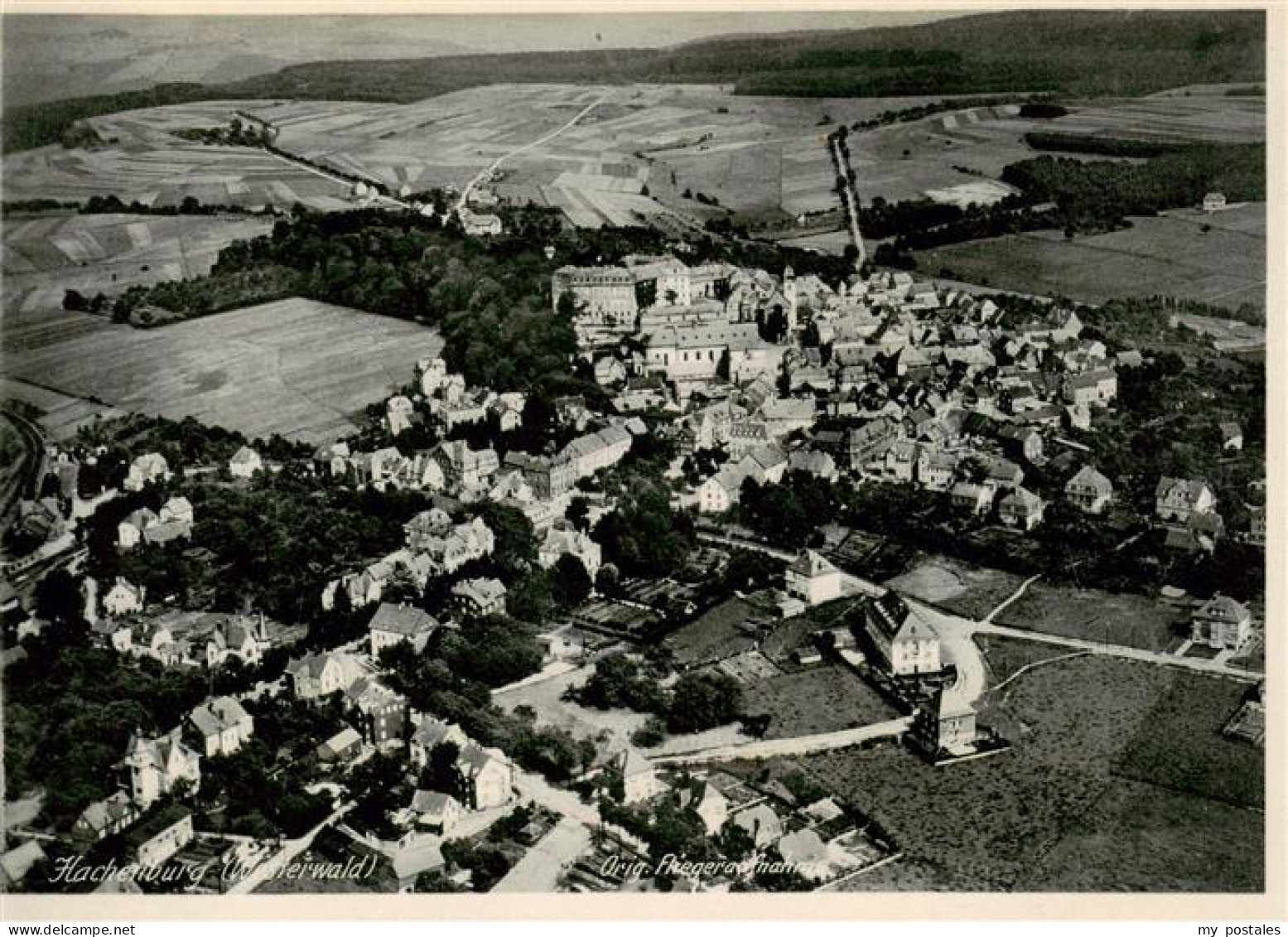 Hachenburg Westerwald Fliegeraufnahme