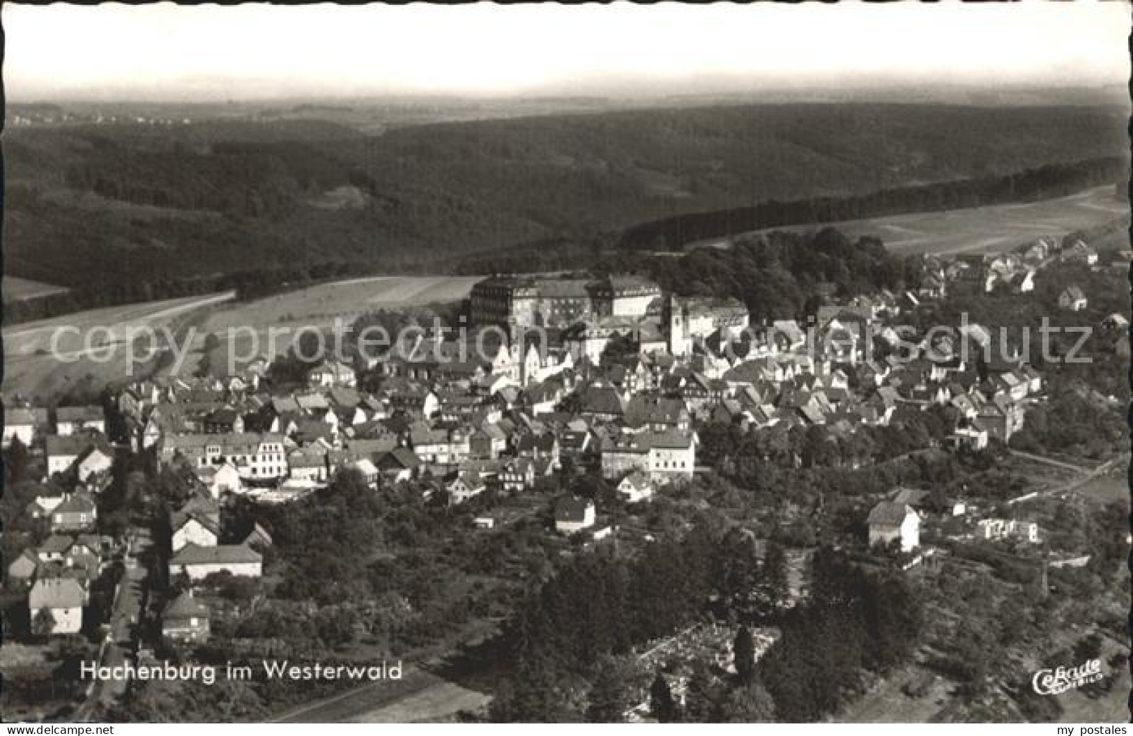 Hachenburg Westerwald Fliegeraufnahme