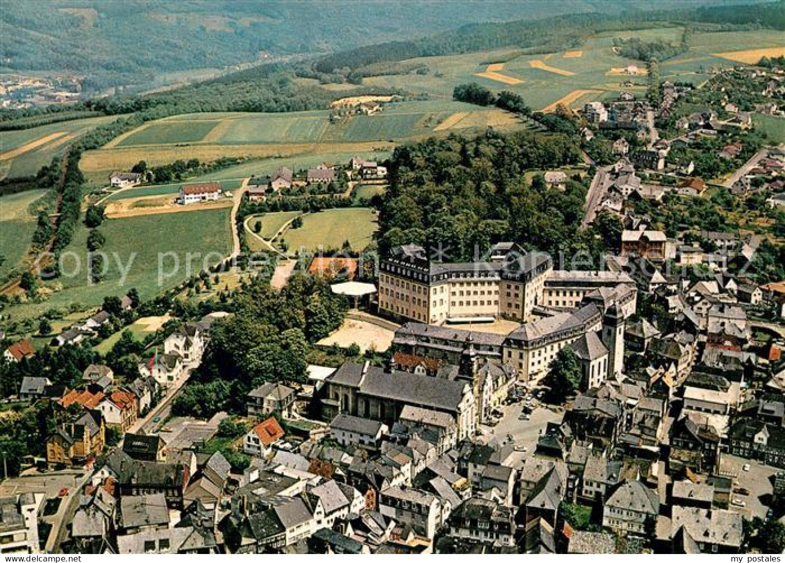 Hachenburg Westerwald Fliegeraufnahme