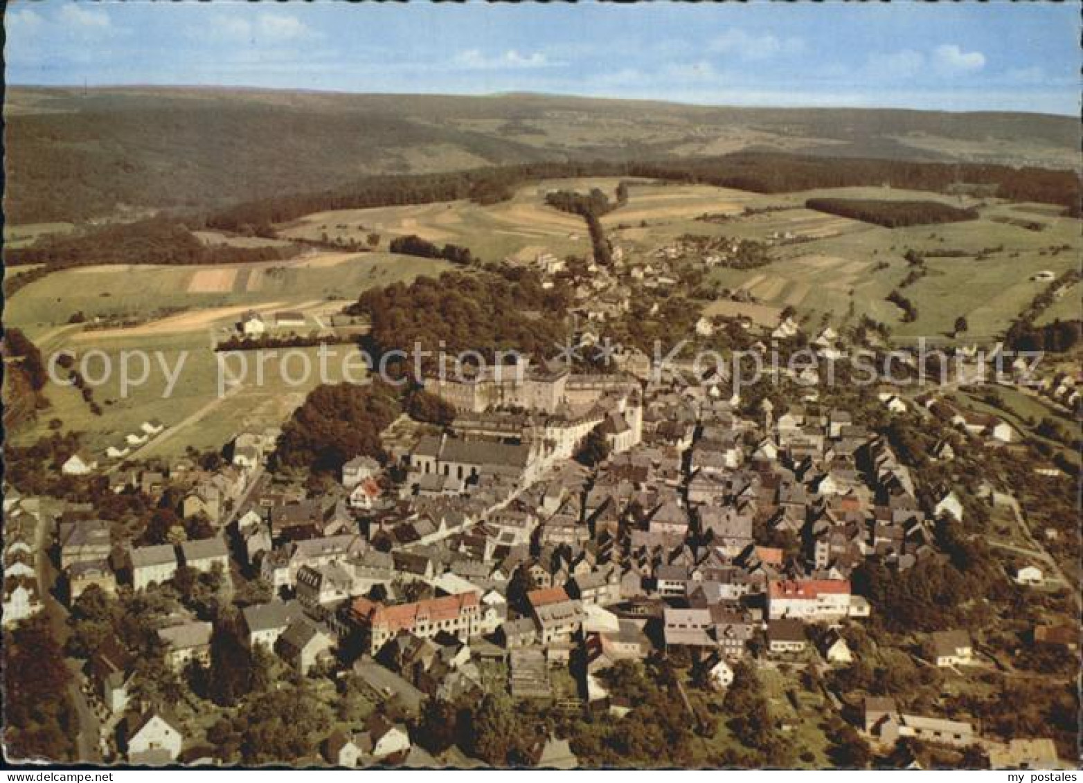 Hachenburg Westerwald Fliegeraufnahme
