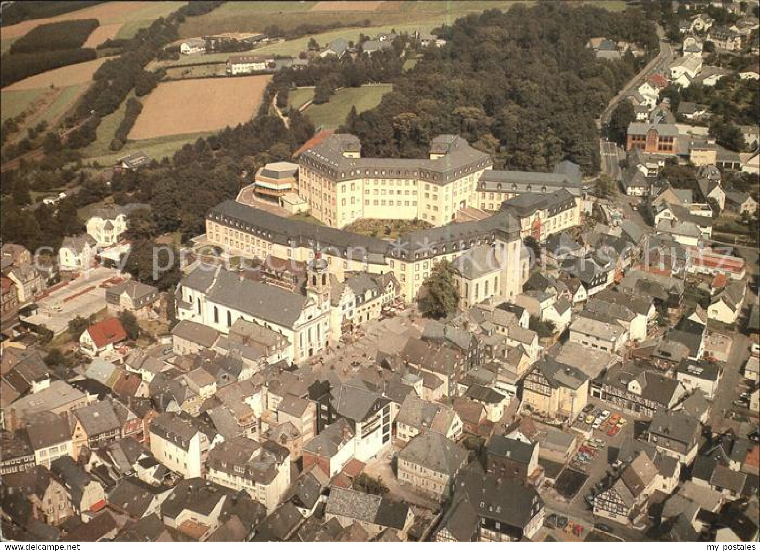 Hachenburg Westerwald Fliegeraufnahme