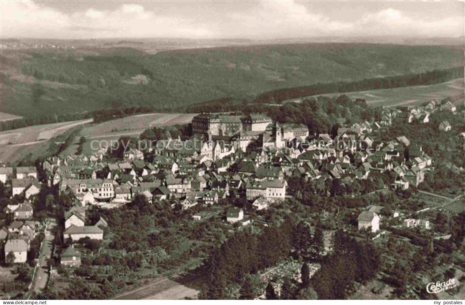 Hachenburg Westerwald Rheinland-Pfalz Panorama