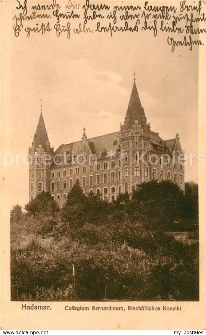Hadamar Westerwald Collegium Bernardinum Bischoefliches Konvikt