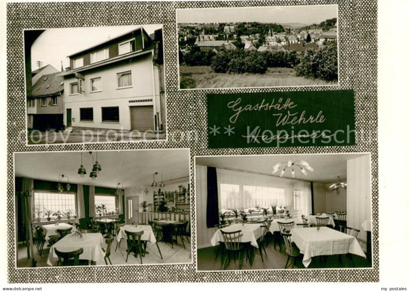 Hadamar Westerwald Gaststaette Wehrle Gastraum Panorama