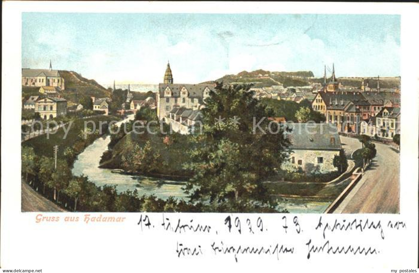 Hadamar Westerwald Ortsansicht