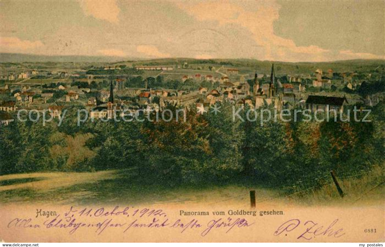 Hagen Westfalen Blick vom Goldberg