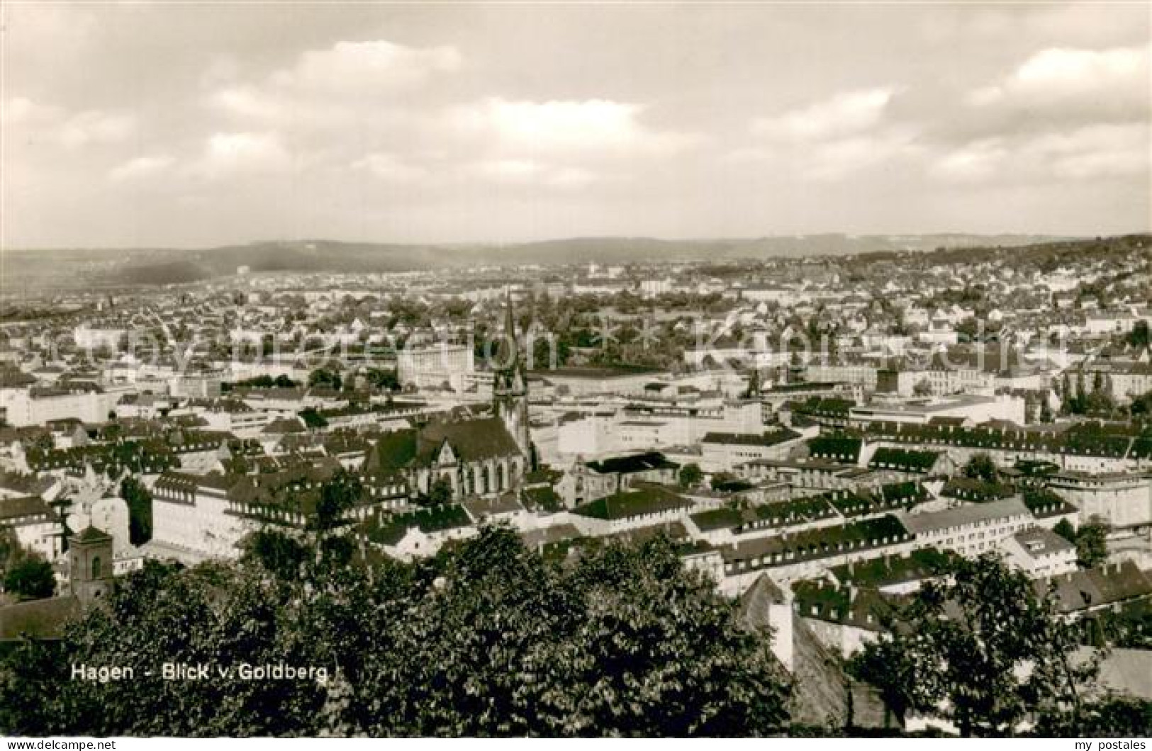 Hagen Westfalen Gesamtansicht Blick vom Goldberg