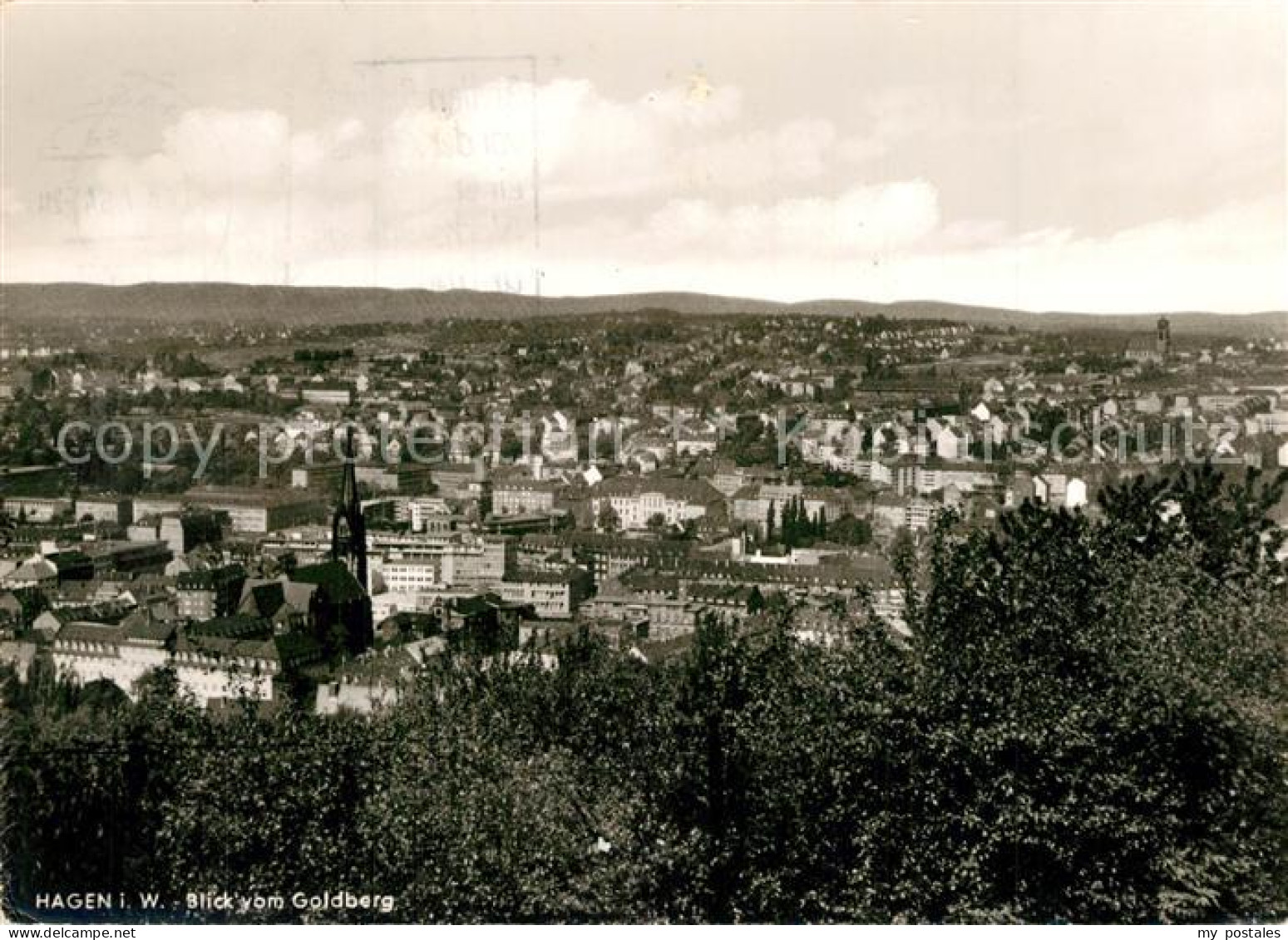 Hagen Westfalen Panorama Blick vom Goldberg