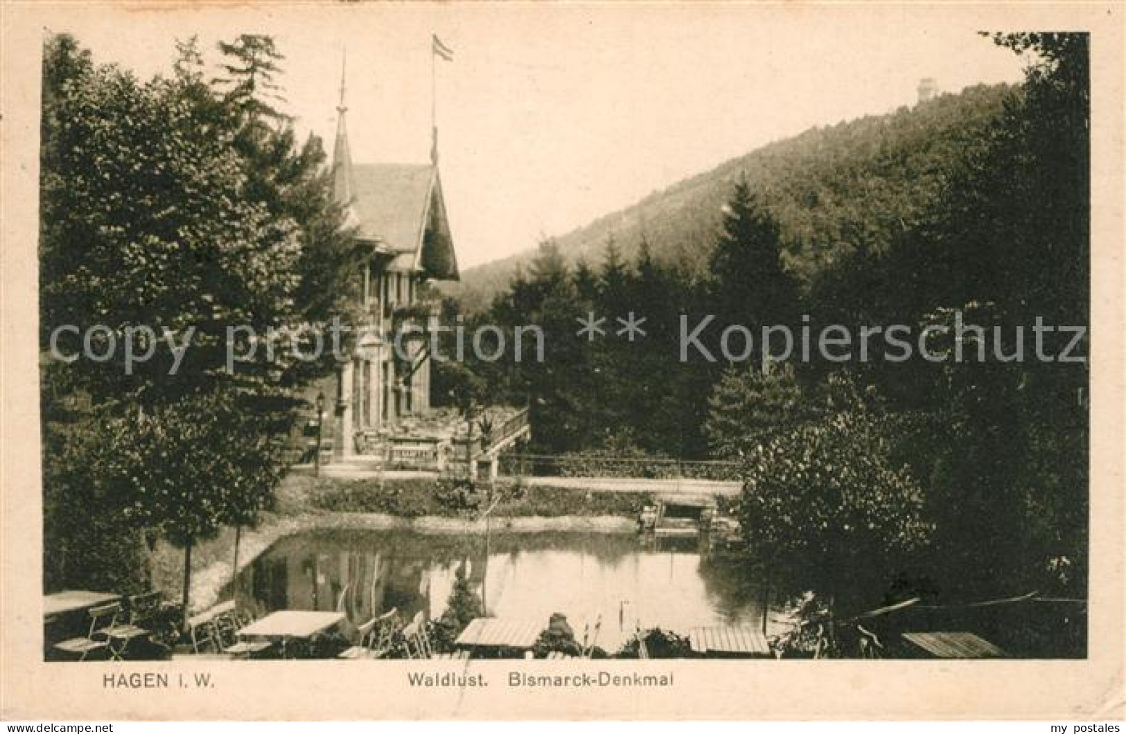 Hagen Westfalen Waldlust Bismark Denkmal