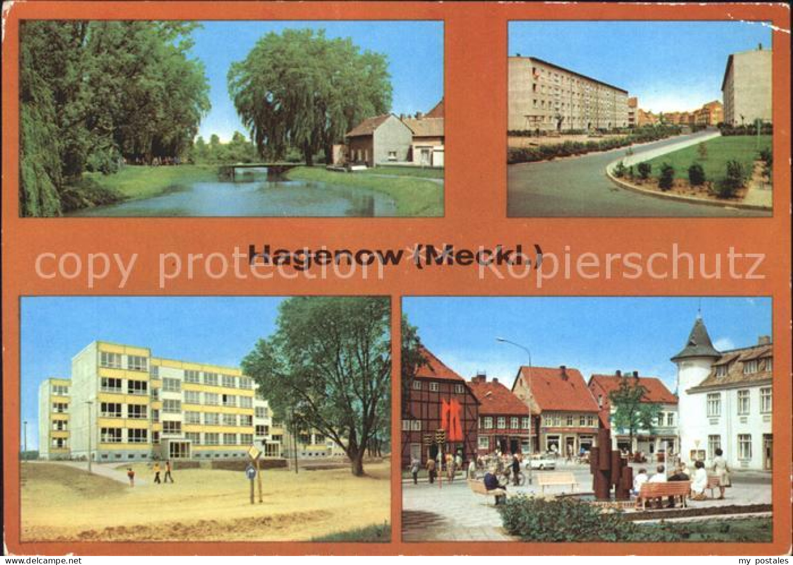 Hagenow am Muehlteich AWG Neue Heimat Rudof Breitscheid Platz
