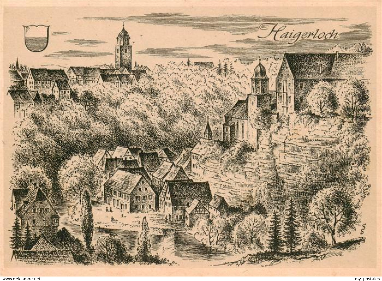 Haigerloch Mittelalterliches Staedtebild