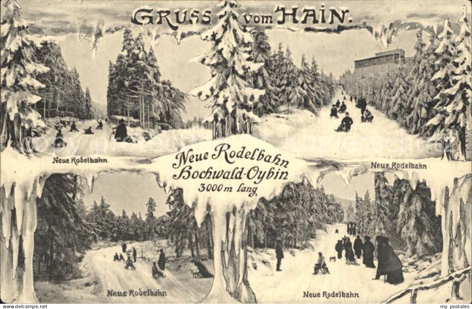 Hain Oybin Rodelbahn Hochwald Oybin