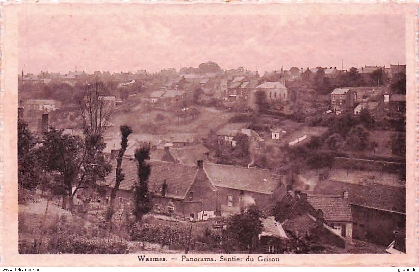 Hainaut -  Colfontaine - WASMES - panorama - sentier du Grisou