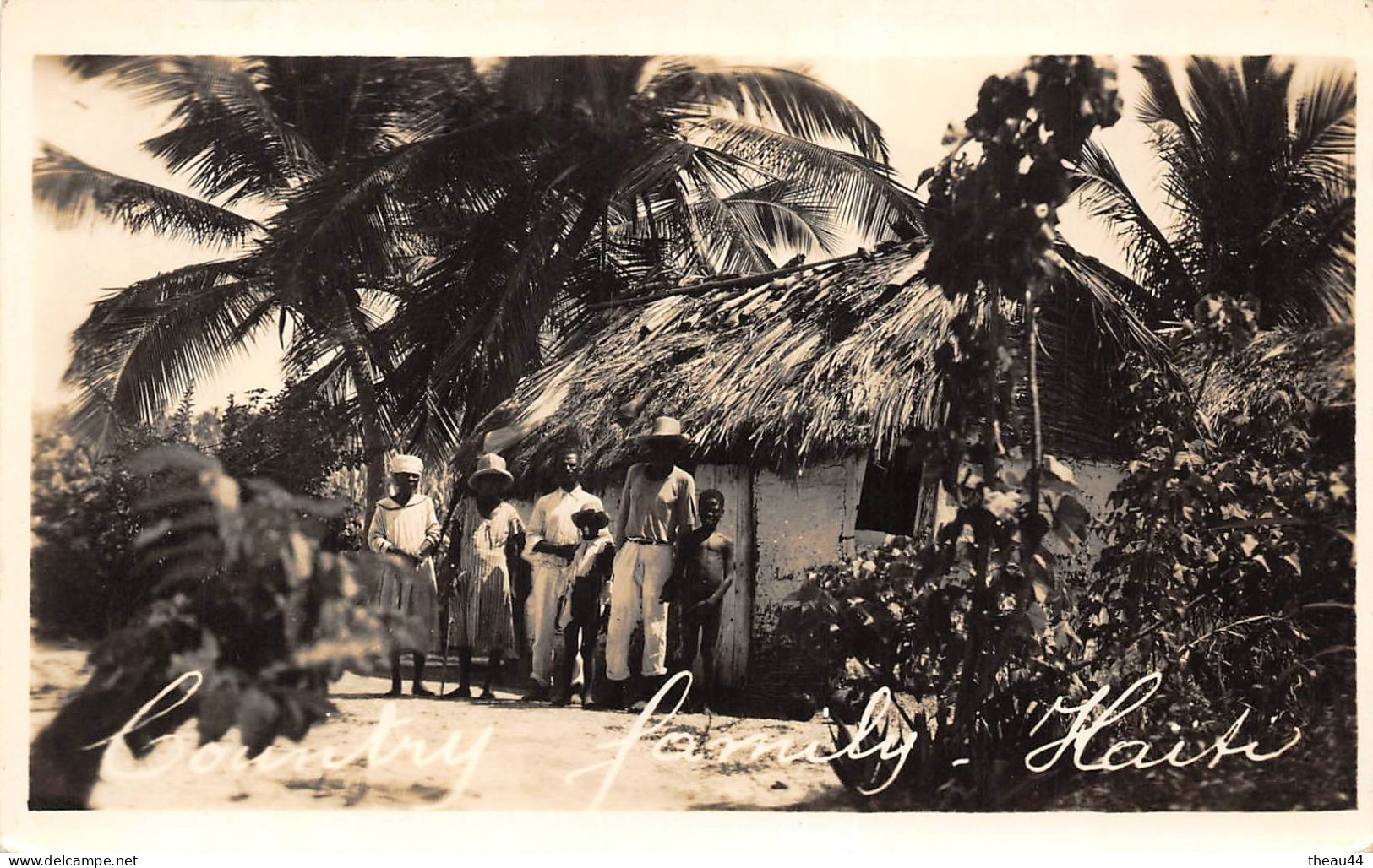 ¤¤  -  HAÏTI    -   Carte-Photo    -    Country Family    -   ¤¤