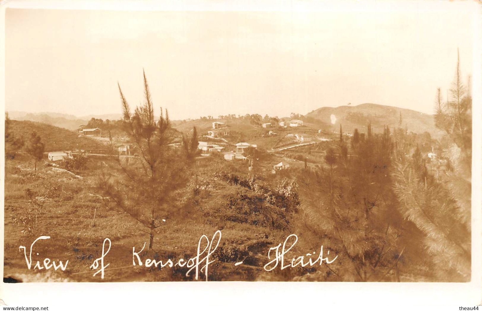 ¤¤   -   HAITI   -    Carte-Photo   -  Wiew of KENSCOFF  -   ¤¤