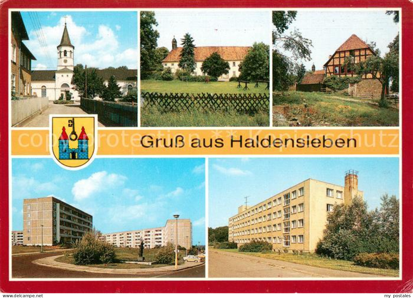 Haldensleben Kirche Berufsschule Friedrich Engels oelmuehle Sueplinger Berg Feie