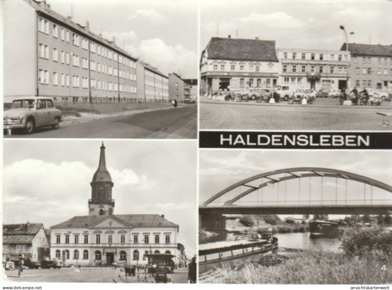 Haldensleben Mehrbildkarte gl~1970? #B6407