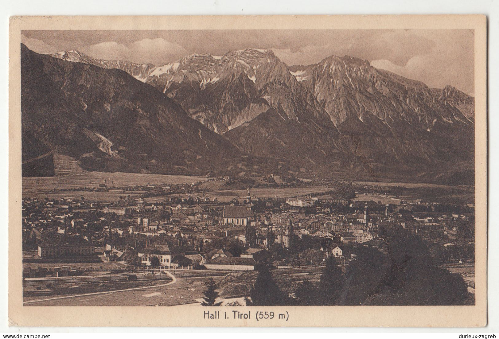 Hall in Tirol old postcard b211001