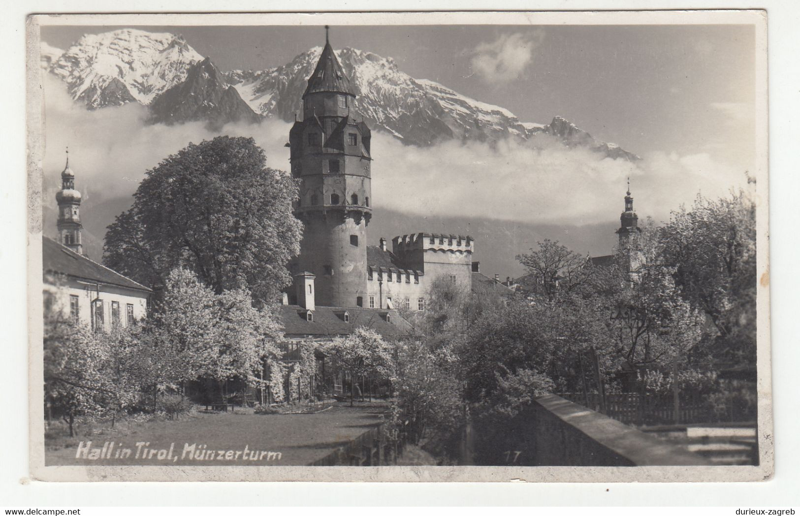 Hall in Tirol old postcard posted b211001