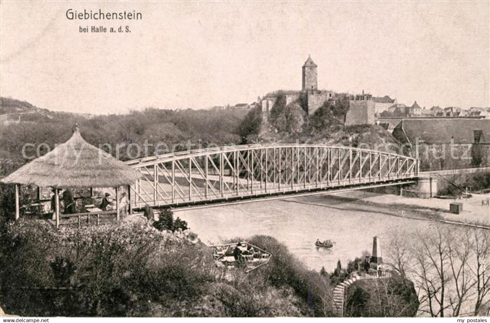 Halle Saale Burg Giebichenstein Saale Bruecke