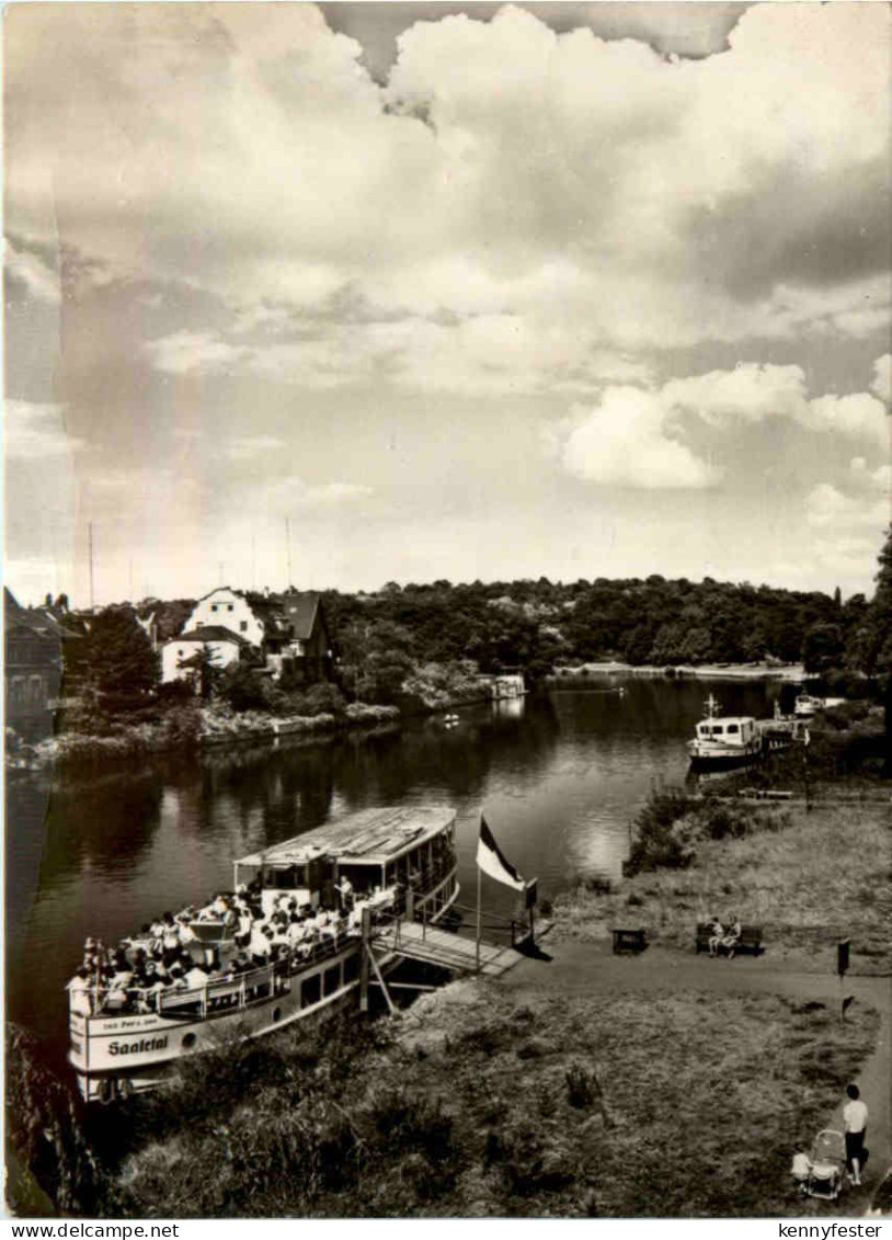 Halle Saale, die Saale am Giebichenstein