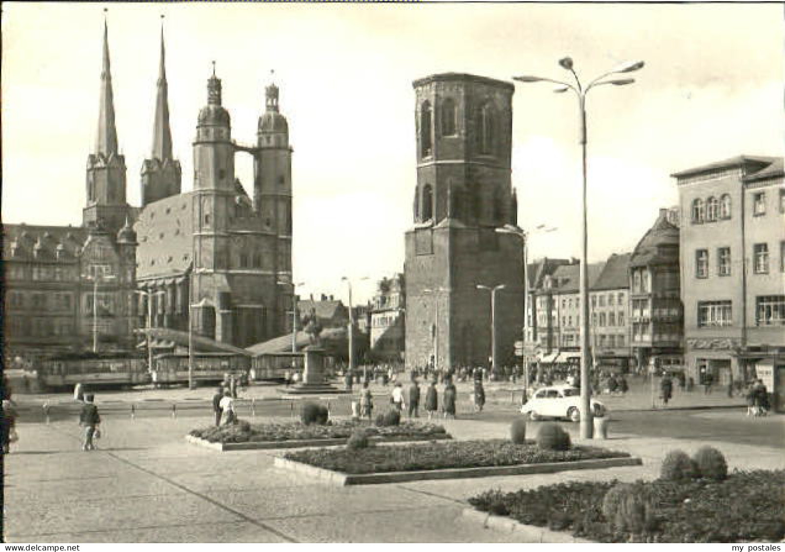 Halle Saale Halle Marktplatz x 1976