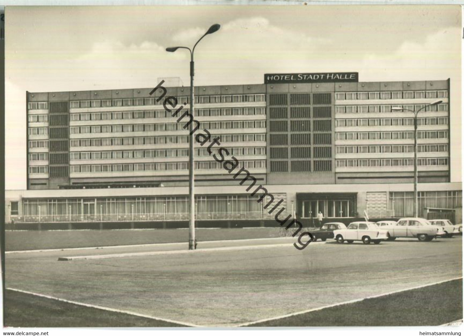 Halle (Saale) - Interhotel Stadt Halle - Foto-Ansichtskarte - Verlag Heldge Köthen
