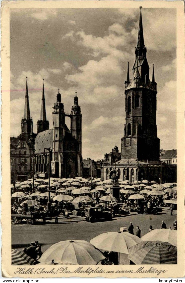 Halle Saale - Marktplatz