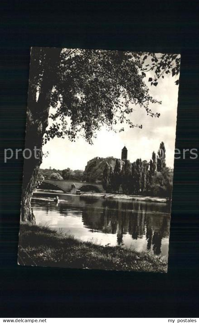 Halle Saale Partie an der Saale