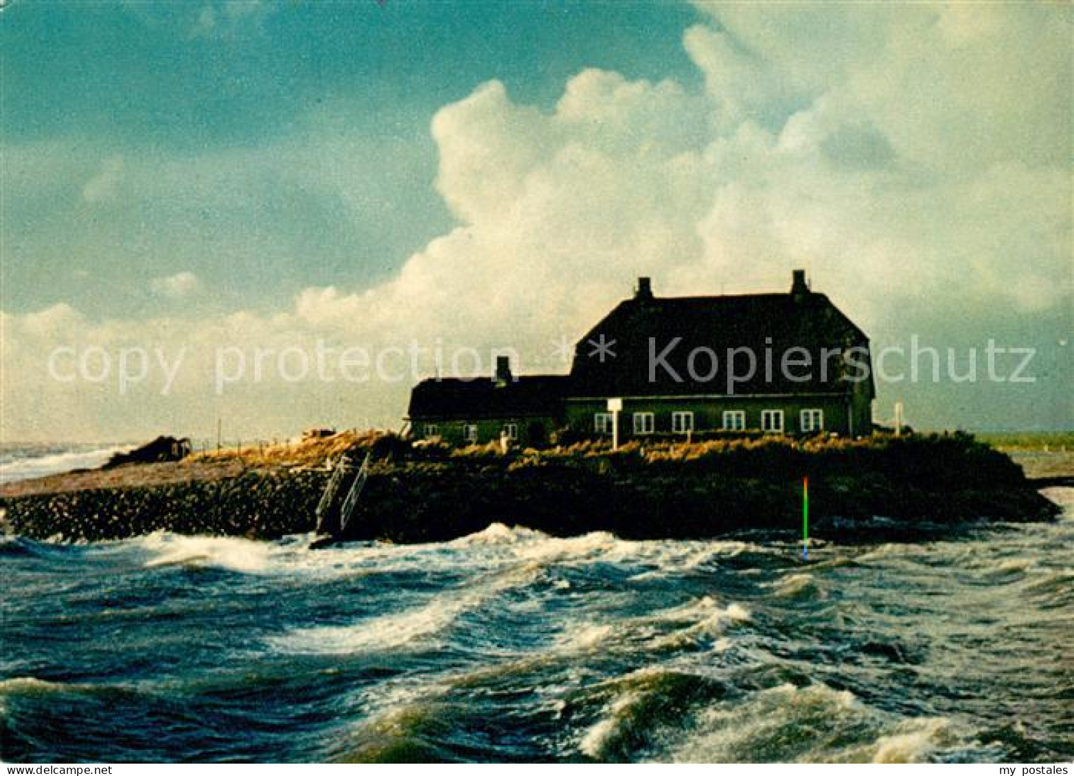 Halligen Nordsee Sturm Brandung