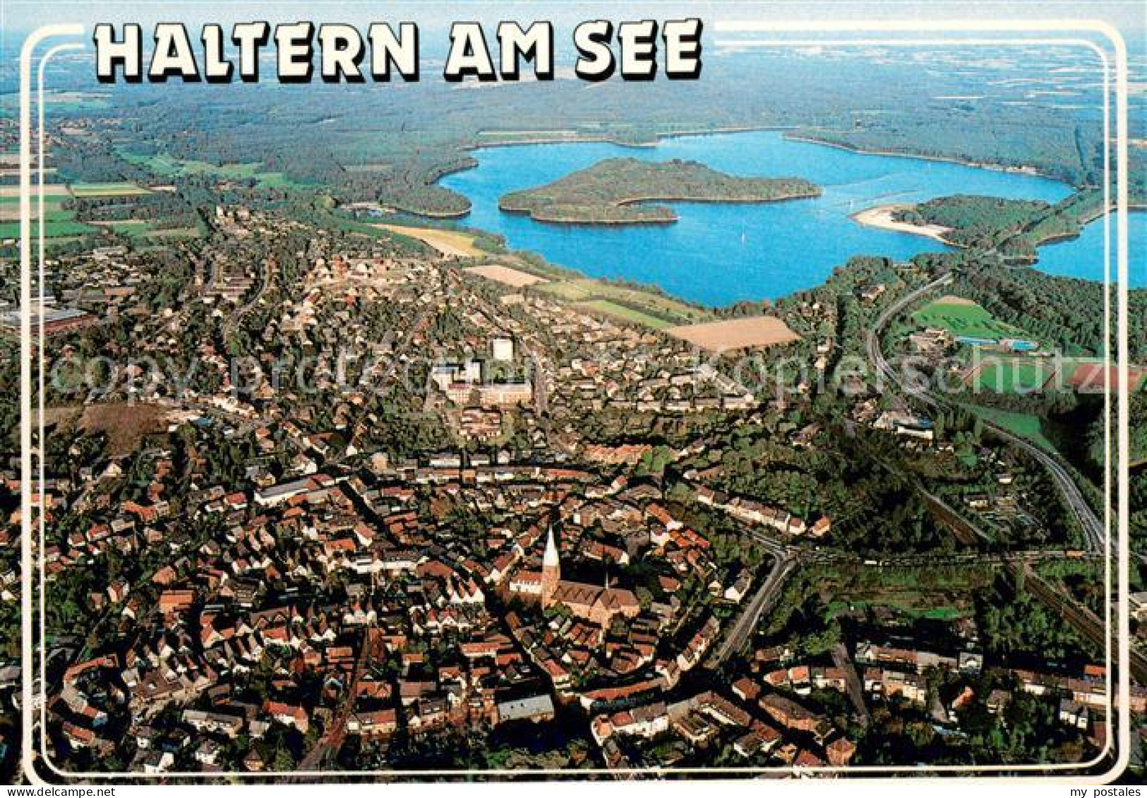 Haltern See Fliegeraufnahme