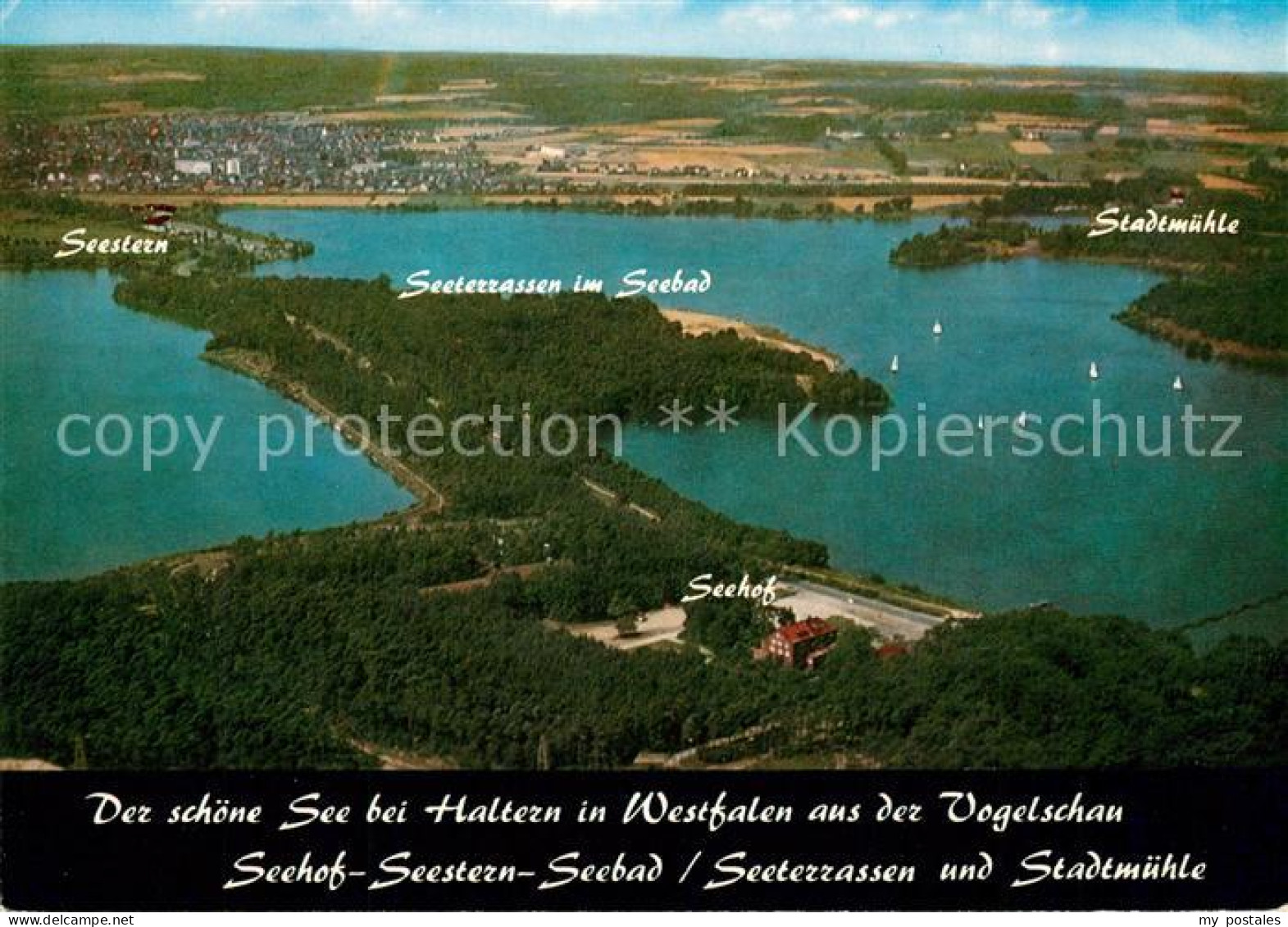 Haltern See Fliegeraufnahme