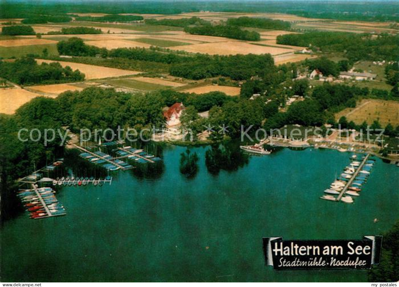 Haltern See Fliegeraufnahme Stadtmuehle Nordufer