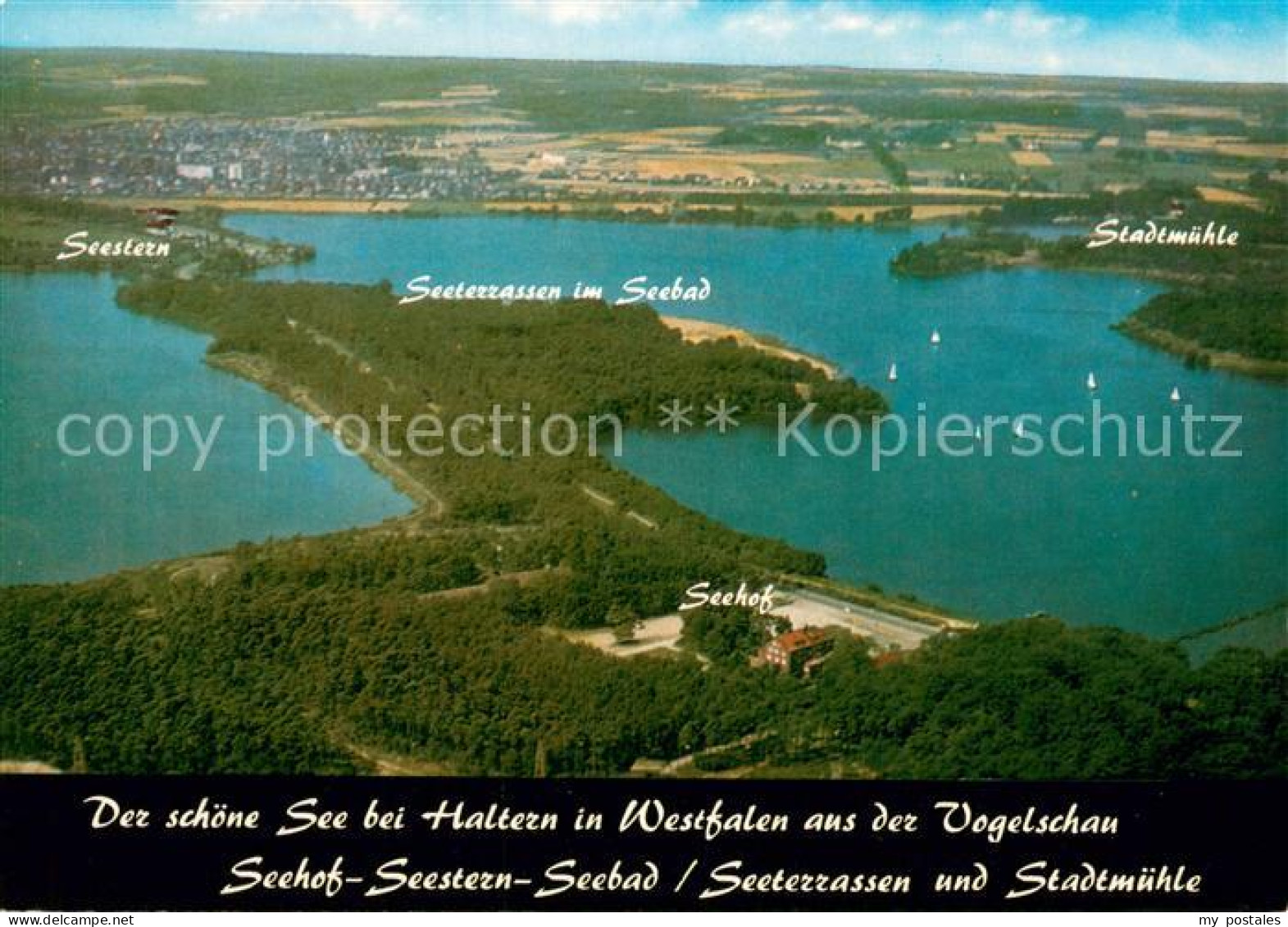 Haltern See Hotel Seehof Fliegeraufnahme