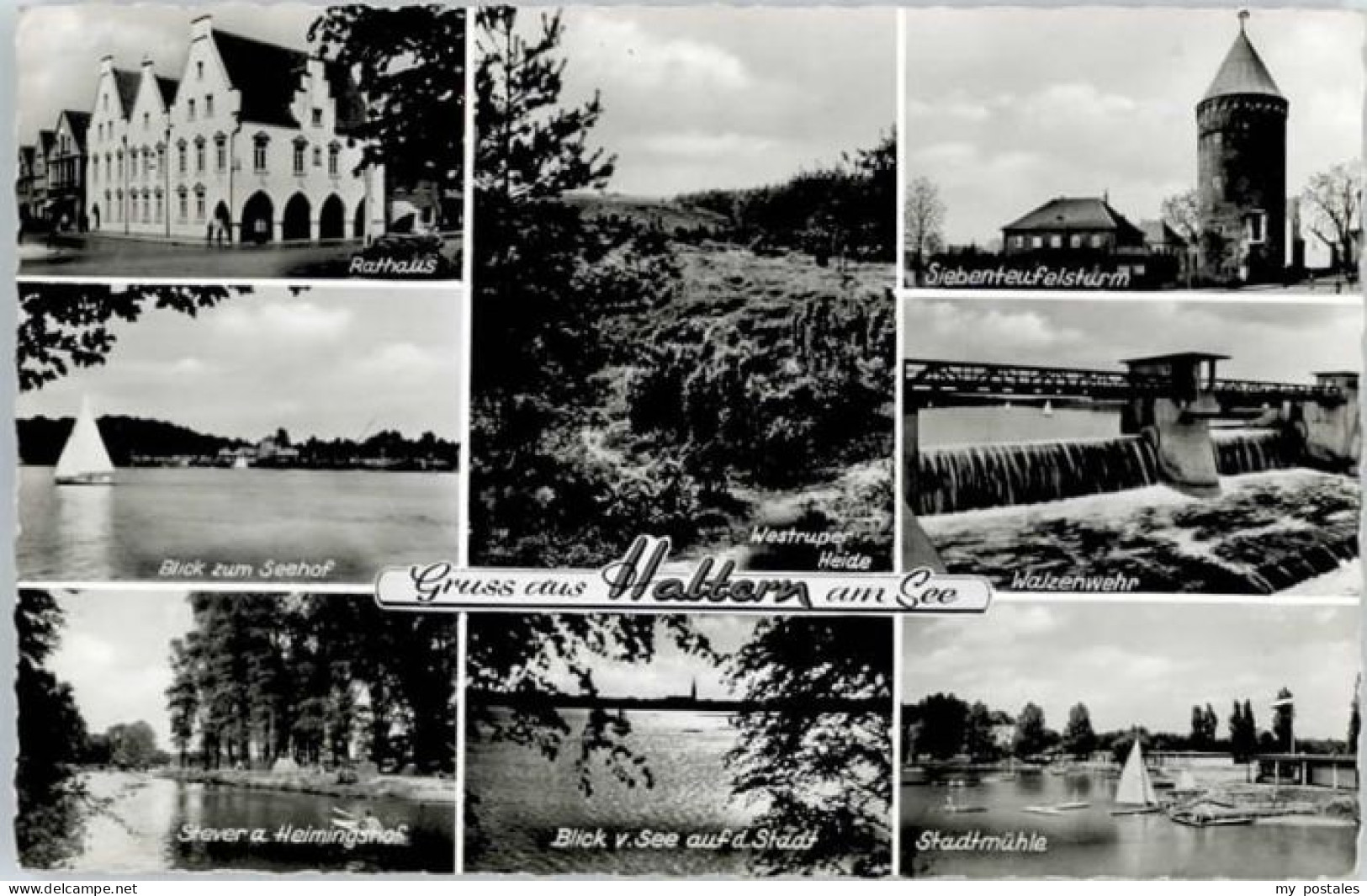 Haltern See Siebenteufelsturm Walzenwehr
