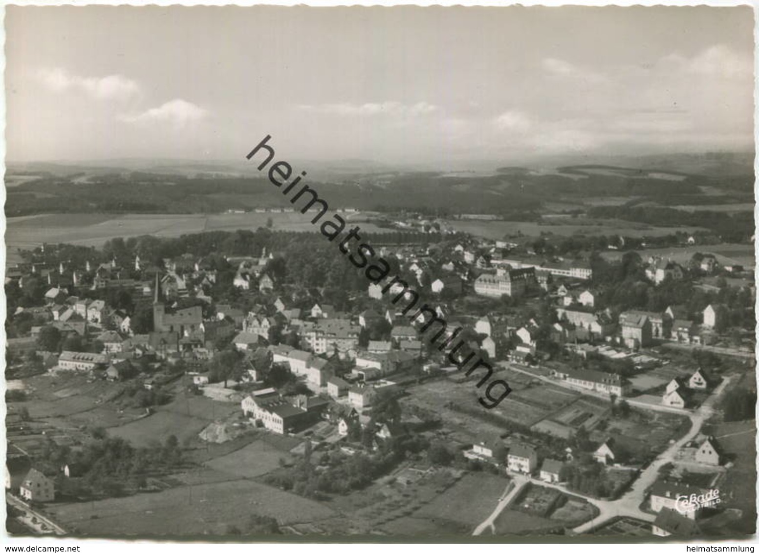 Halver - Luftaufnahme - Foto-AK Grossformat 60er Jahre - Cramers Kunstanstalt Dortmund