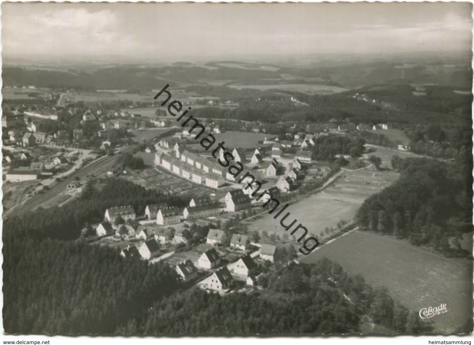 Halver - Luftaufnahme - Foto-AK Grossformat 60er Jahre - Cramers Kunstanstalt Dortmund