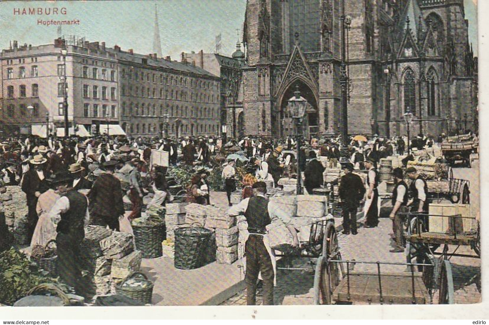 ***  HAMBOURG ***  HAMBOURG  marketplace ttb  unused