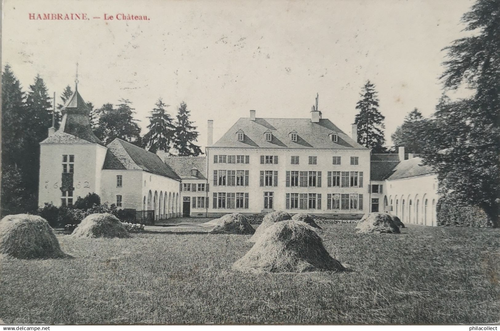 Hambraine (Fernelmont) Le Chateau (niet standaard) 1910