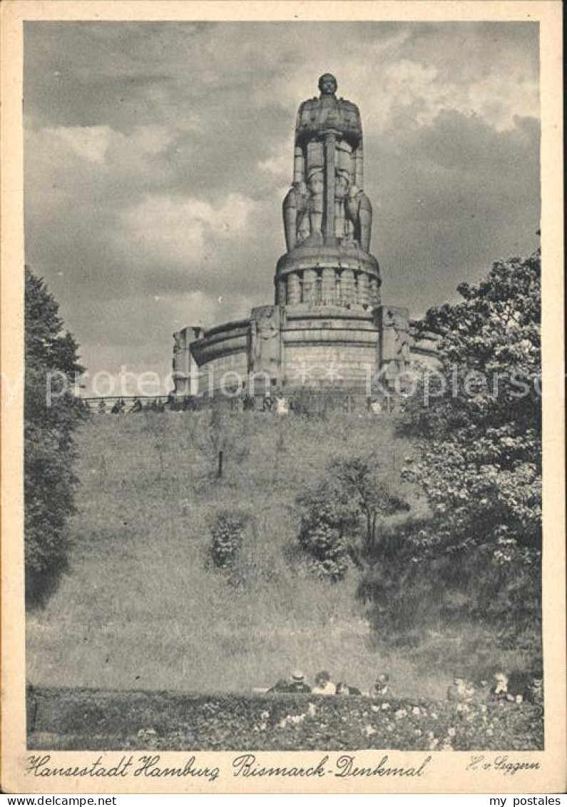 HAMBURG  CITY Bismark Denkmal