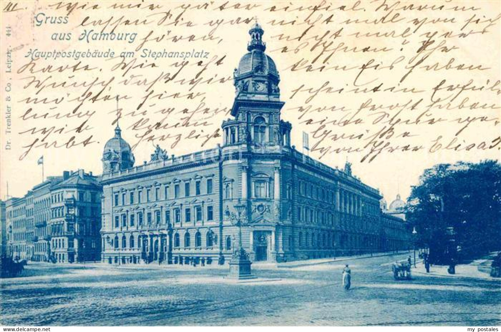 HAMBURG  CITY Hauptpost Stephansplatz