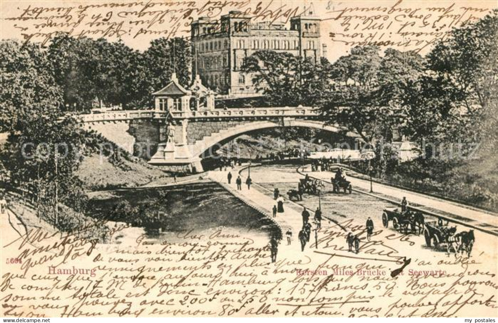 HAMBURG  CITY Kersten Miles Bruecke mit Seewarte