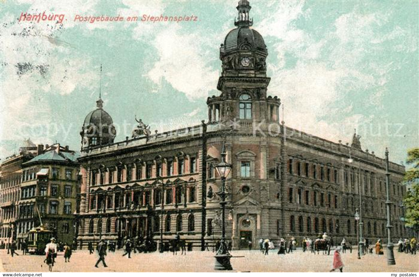 HAMBURG  CITY Postgebaeude am Stephansplatz