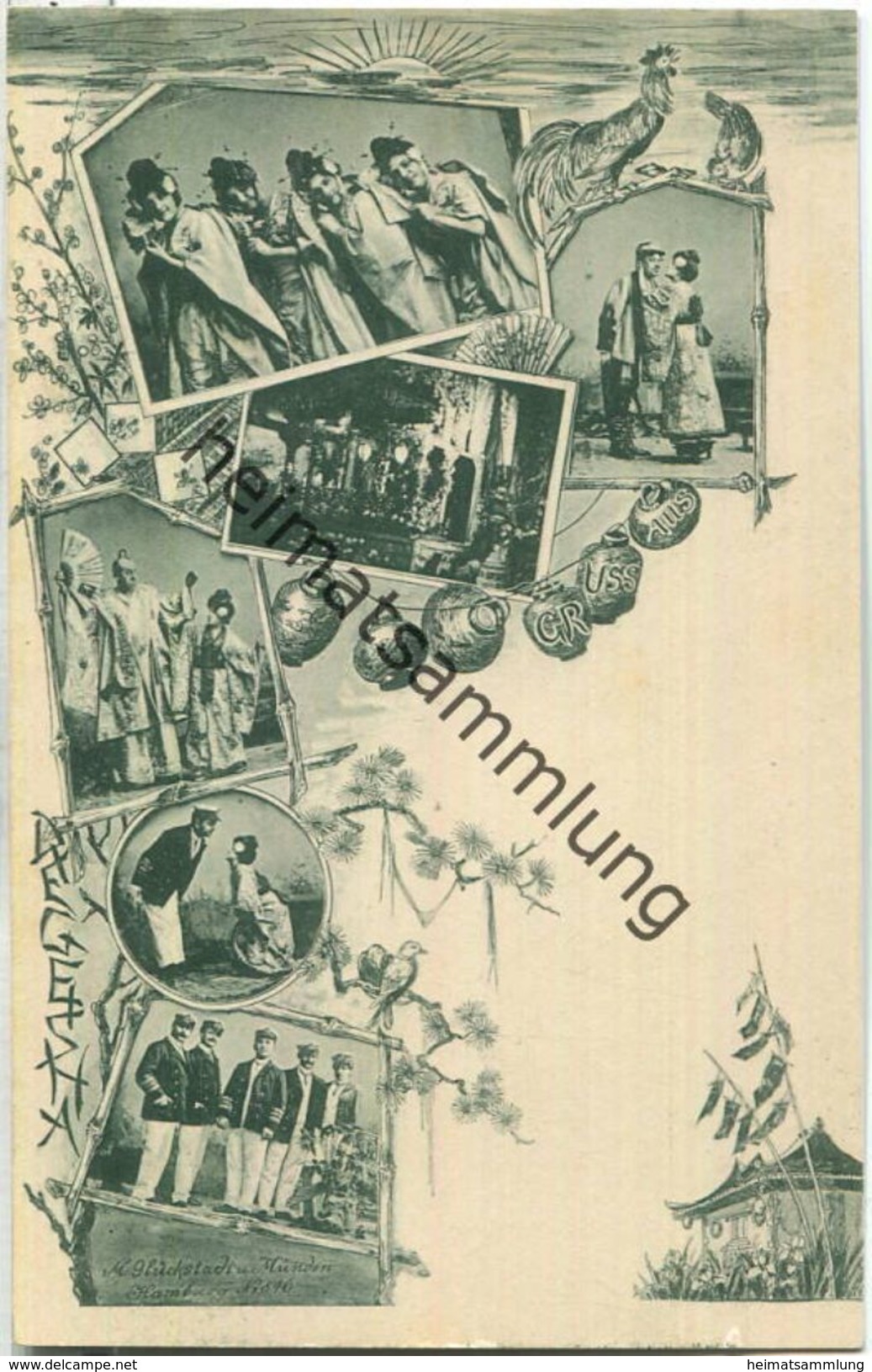 Hamburg - Die Geisha - Theater - Verlag Glückstadt und Münden