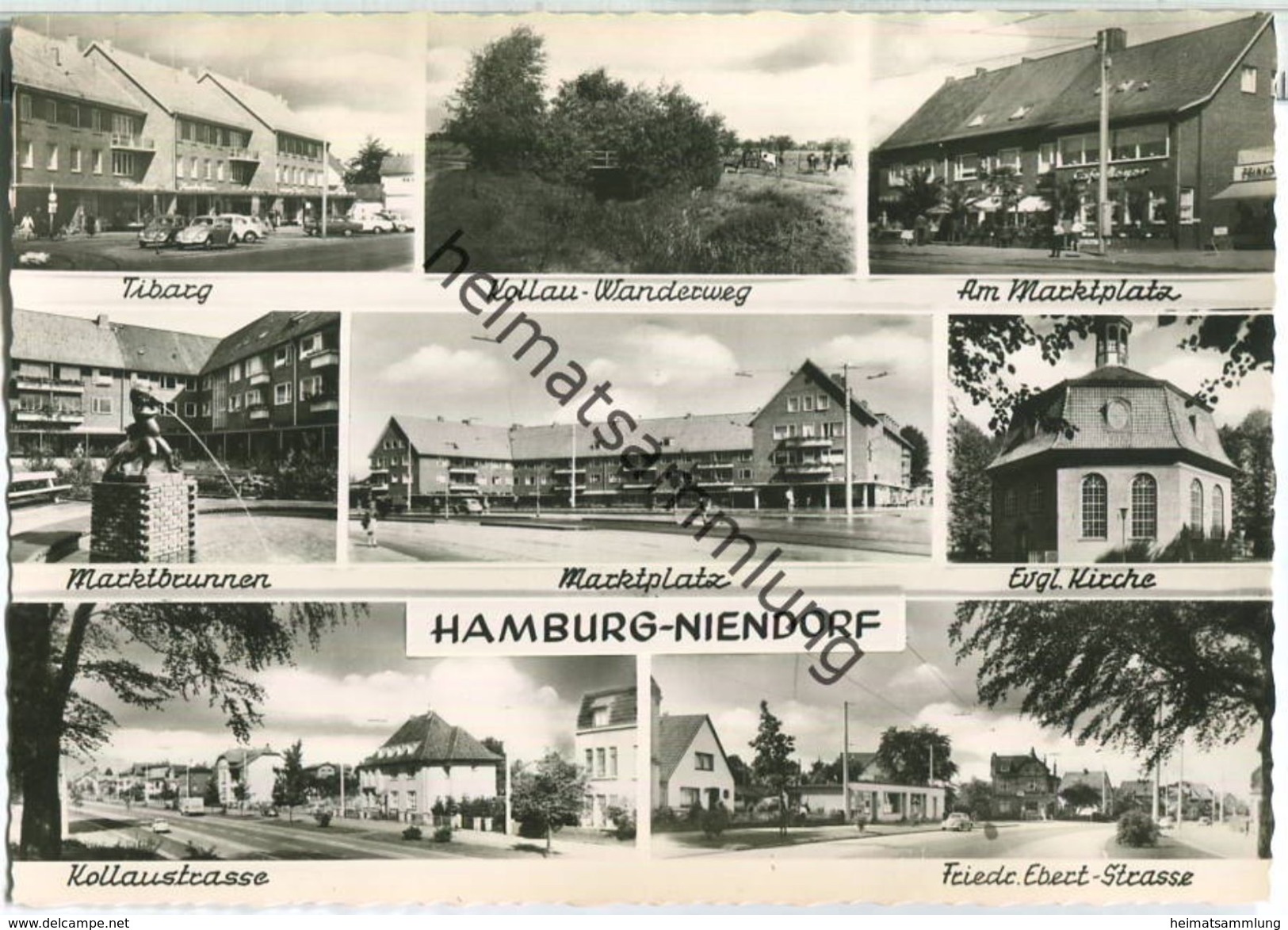 Hamburg-Niendorf - Kollaustraße - Foto-Ansichtskarte